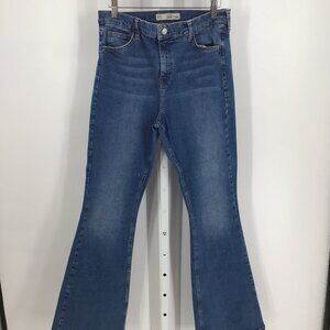 TopShop Moro Jamie Flare Jeans Size W34 L32